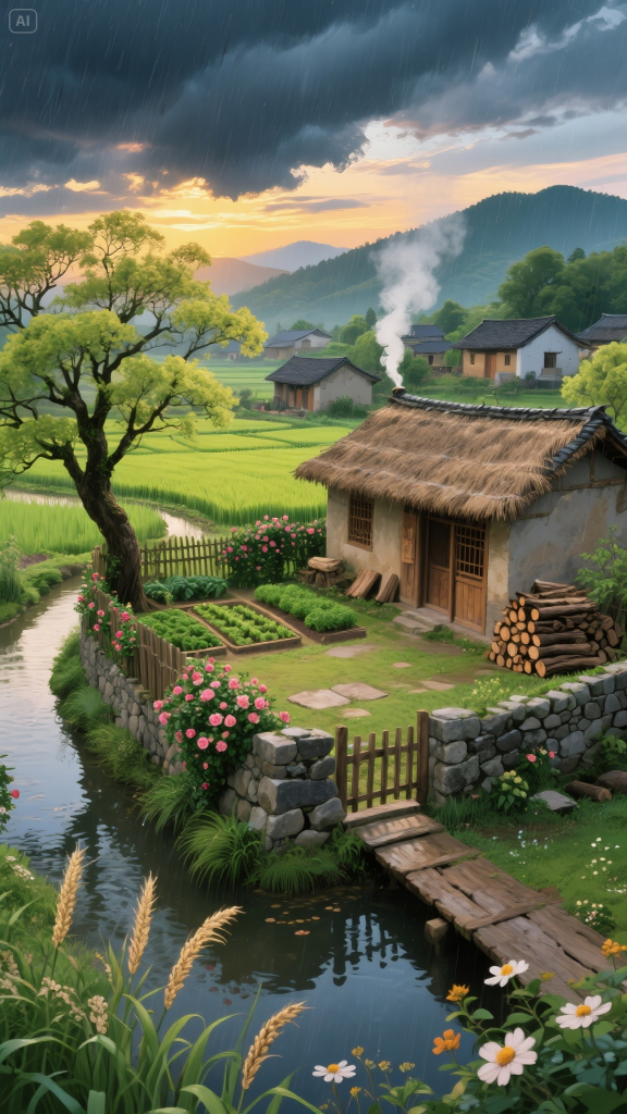 风景图片系列AI绘画提示词-抖微学堂AI