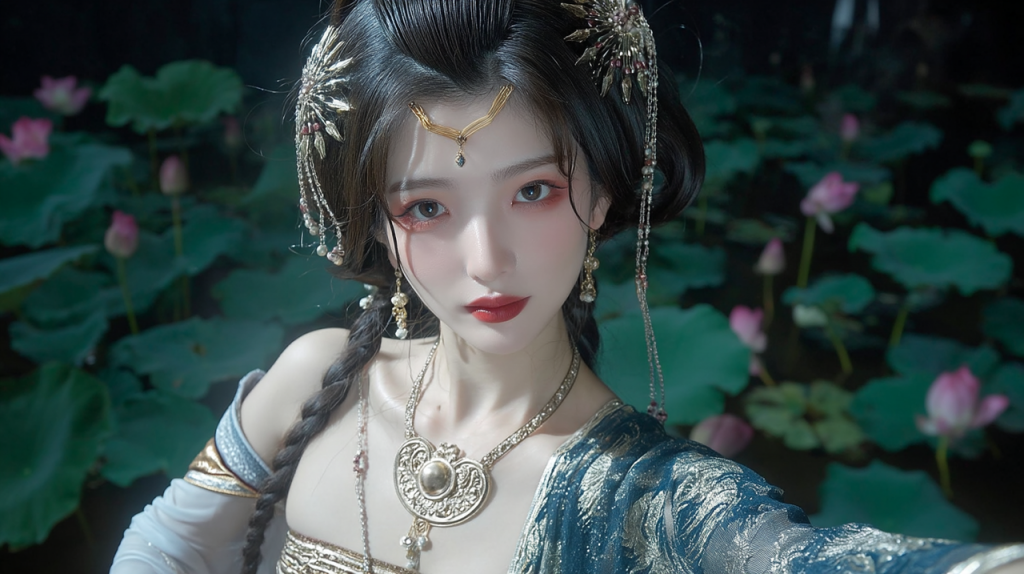 苗疆女孩系列提示词-抖微学堂AI