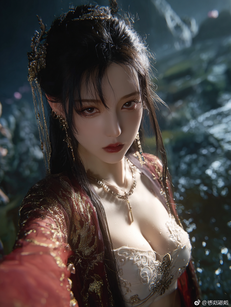 图片[4]-苗疆女孩系列提示词-抖微学堂AI