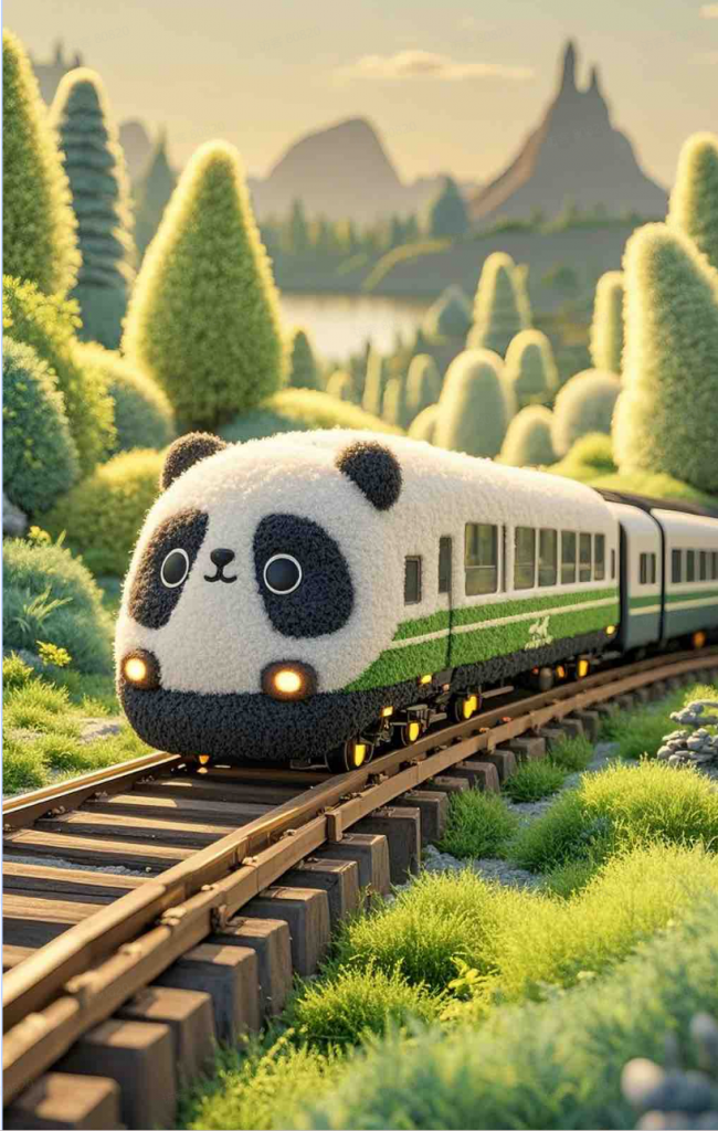 列车系列AI绘画提示词-抖微学堂AI