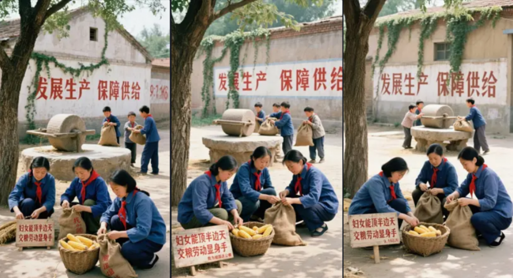 图片[3]-70年代交公粮系列AI绘画提示词-抖微学堂AI