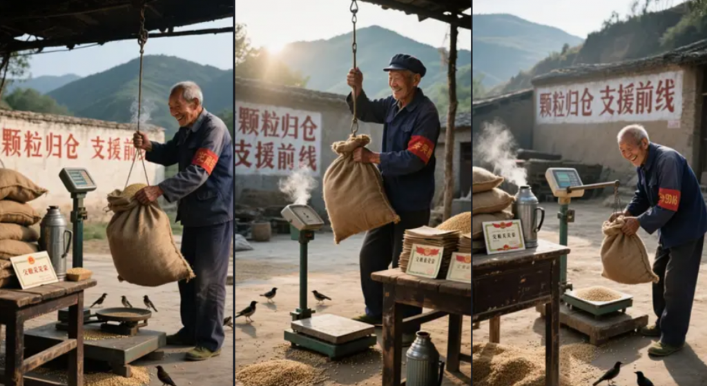 图片[4]-70年代交公粮系列AI绘画提示词-抖微学堂AI